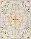 Cornjum Traditional Yellow Area Rug
