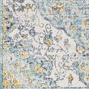 Cornjum Traditional Pale Blue Area Rug