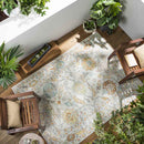 Gryon Traditional Bright Yellow Area Rug