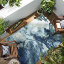 Britsum Modern Dark Blue Area Rug