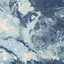 Britsum Modern Dark Blue Area Rug