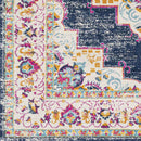 Zwilbroek Traditional Denim Area Rug