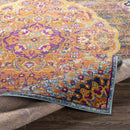 Cornjum Traditional Rust Area Rug