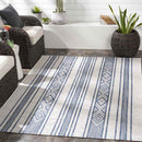 Aerdt Global Pale Blue Area Rug