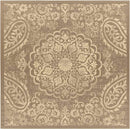 Honderd Traditional Dark Brown Area Rug