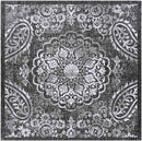 Honderd Traditional Charcoal Area Rug