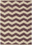 Zwarteweg Global Purple Area Rug