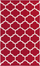 Zeddam Modern Red Area Rug