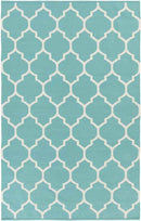 Zelhem Modern Aqua Area Rug