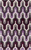 Altona Modern Bright Purple Area Rug