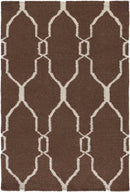 Hendon Modern Dark Brown Area Rug