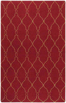 Hendon Modern Dark Red Area Rug