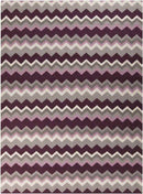 Weende Modern Dark Purple Area Rug
