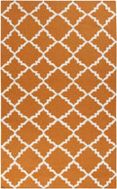 Selwerd Modern Burnt Orange Area Rug