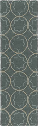 Oostwold Modern Teal Area Rug