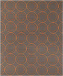 Oostwold Modern Dark Brown Area Rug