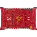 Herent Bright Red Pillow Cover