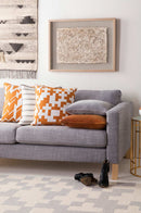 Elkerzee Burnt Orange Pillow Cover