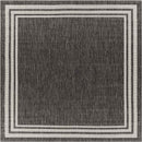 Wezep Traditional Dark Gray Area Rug