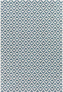 Akkrum Traditional White/Blue Area Rug