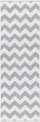 Tolkamer Modern Gray/White Area Rug