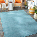 Tonsel Traditional Light Blue Area Rug