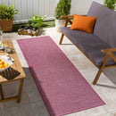 Tonsel Traditional Dark Fuchsia Area Rug
