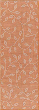 Broekhorn Traditional Bright Orange Area Rug