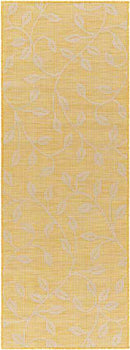 Broekhorn Traditional Bright Yellow Area Rug