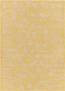 Broekhorn Traditional Bright Yellow Area Rug