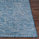 Broekoord Traditional Navy Area Rug