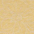Broekoord Traditional Bright Yellow Area Rug