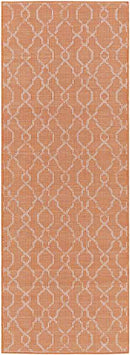 Buiksloot Traditional Bright Orange Area Rug