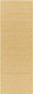 Buiksloot Traditional Bright Yellow Area Rug