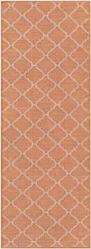Bussum Traditional Bright Orange Area Rug