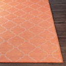 Bussum Traditional Bright Orange Area Rug