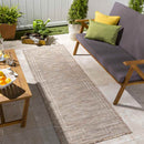 Calslagen Traditional Brick Area Rug