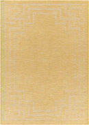 Calslagen Traditional Yellow Area Rug