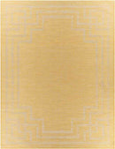 Calslagen Traditional Yellow Area Rug