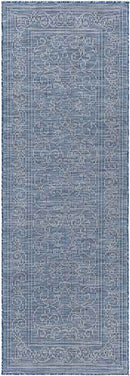 Castricum Traditional Navy Area Rug
