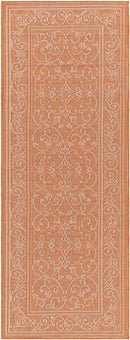 Castricum Traditional Orange Area Rug