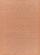 Castricum Traditional Orange Area Rug