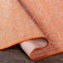 Castricum Traditional Orange Area Rug
