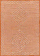 Craailo Global Bright Orange Area Rug