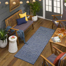 Cruquius Global Navy Area Rug