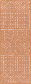 Cruquius Global Bright Orange Area Rug