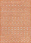 Cruquius Global Bright Orange Area Rug