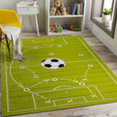 Warnsveld Modern Lime Area Rug
