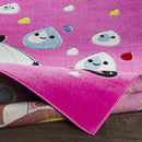 Redichem Modern Bright Pink Area Rug
