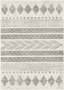 Oosseld Global Light Gray Area Rug